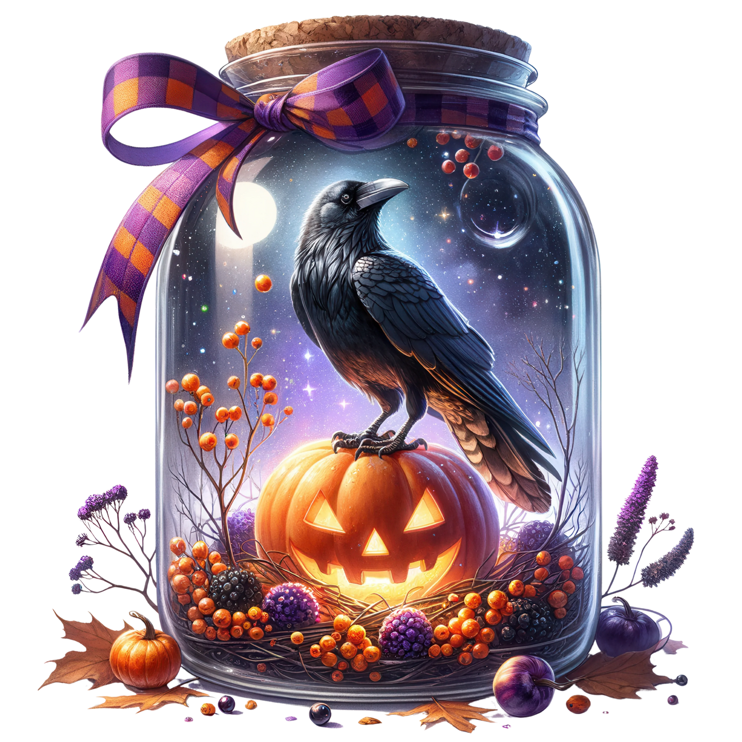 Halloween Sticker Gruselgläser – Hexen, Geister im Einmachglas Bild_3