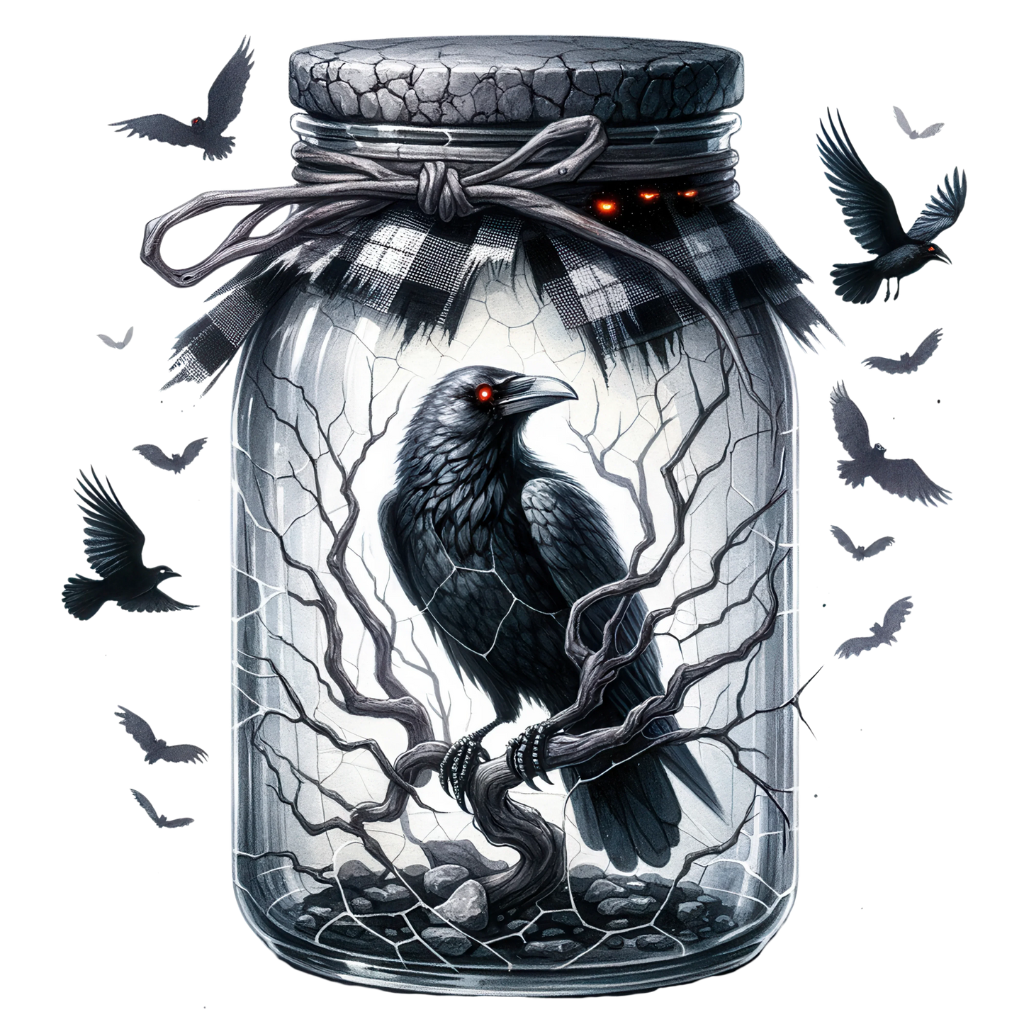 Halloween Sticker Gruselgläser – Hexen, Geister im Einmachglas Bild_6