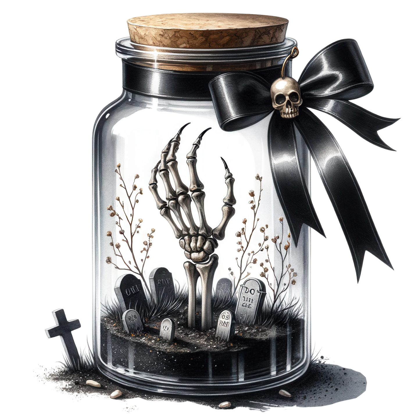 Halloween Sticker Gruselgläser – Hexen, Geister im Einmachglas Bild_9