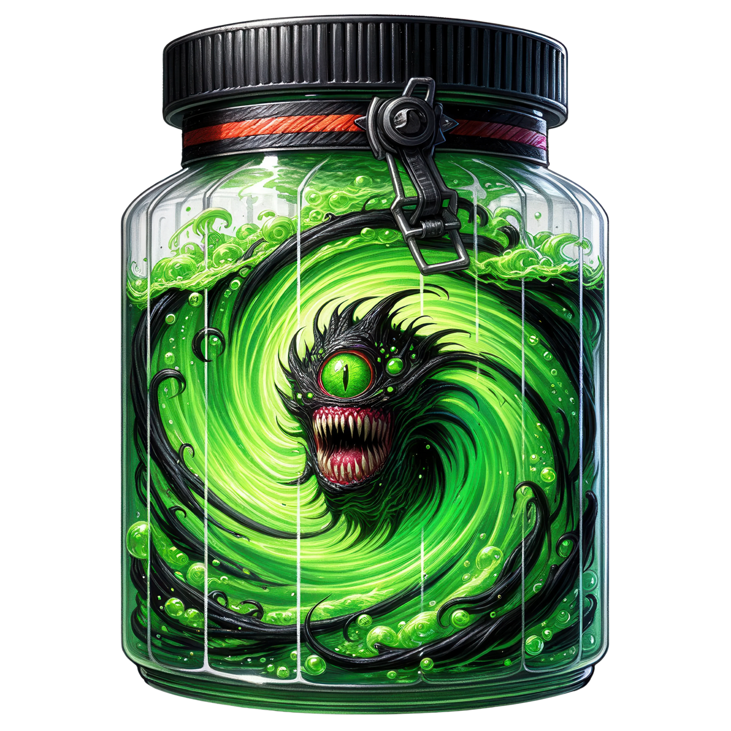 Halloween Sticker Gruselgläser – Hexen, Geister im Einmachglas Bild_10