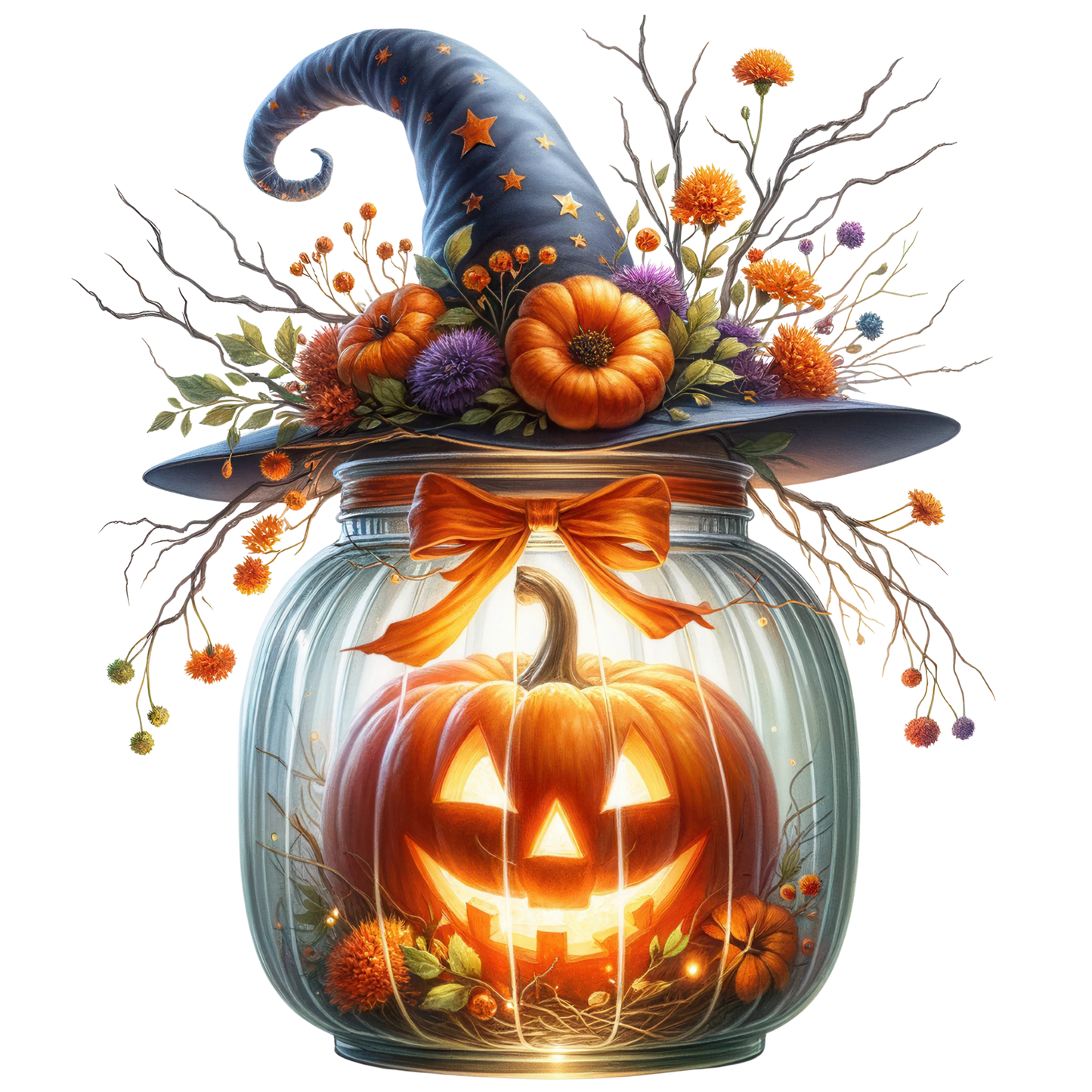 Halloween Sticker Gruselgläser – Hexen, Geister im Einmachglas Bild_12