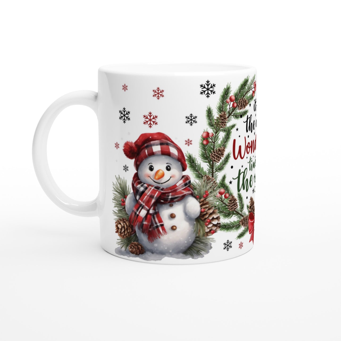 Wonderful Time Schneemann Tasse - Magic Miracle Design