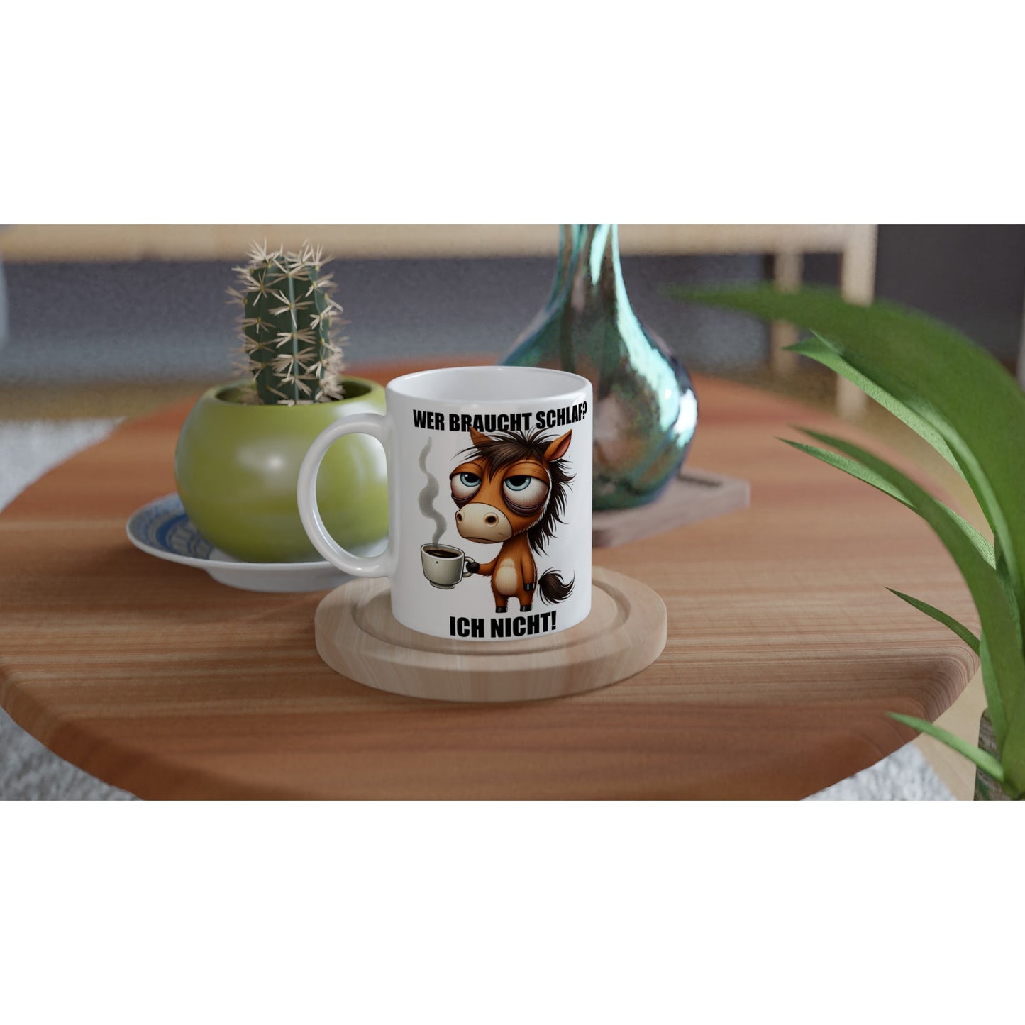 Keramiktasse wer braucht Schlaf - Magic Miracle Design