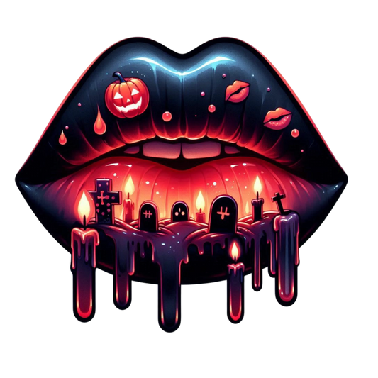 Halloween Sticker Lippen – Verführerisch gruselig Bild_2