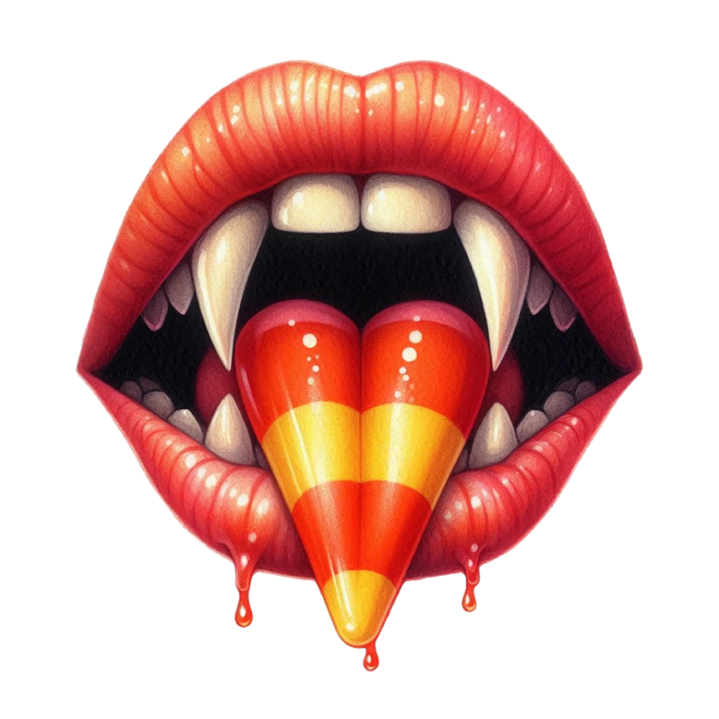 Halloween Sticker Lippen – Verführerisch gruselig Bild_3