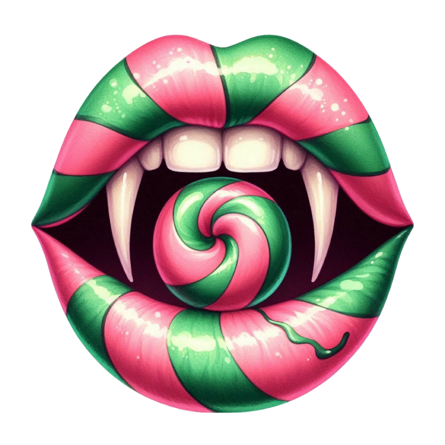 Halloween Sticker Lippen – Verführerisch gruselig Bild_5