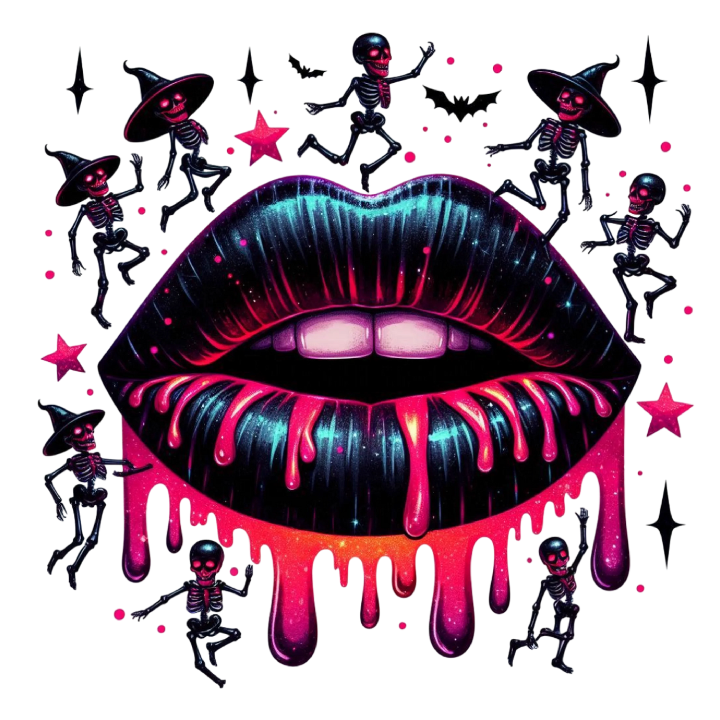 Halloween Sticker Lippen – Verführerisch gruselig Bild_6