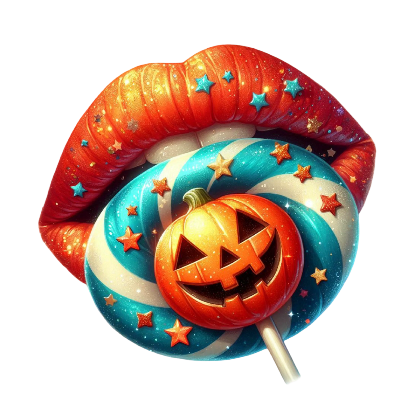 Halloween Sticker Lippen – Verführerisch gruselig Bild_7