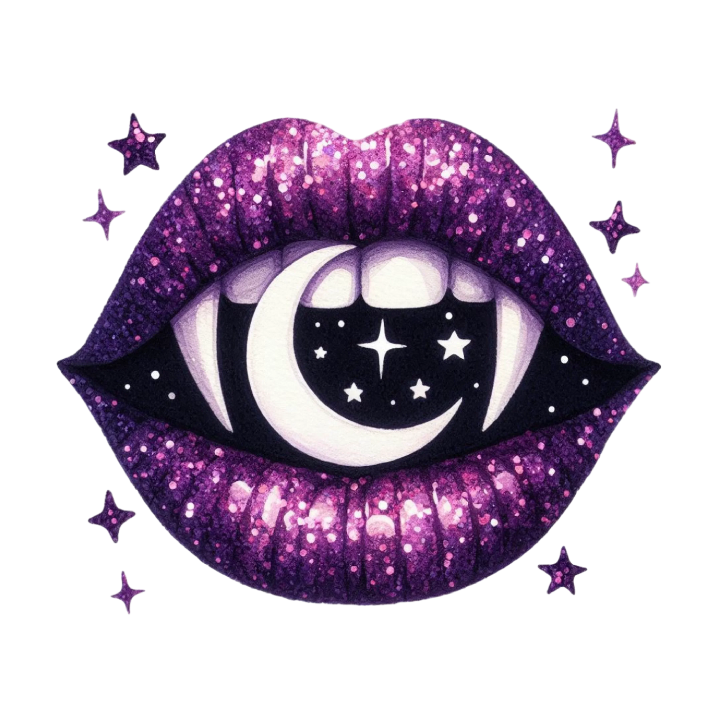 Halloween Sticker Lippen – Verführerisch gruselig Bild_8