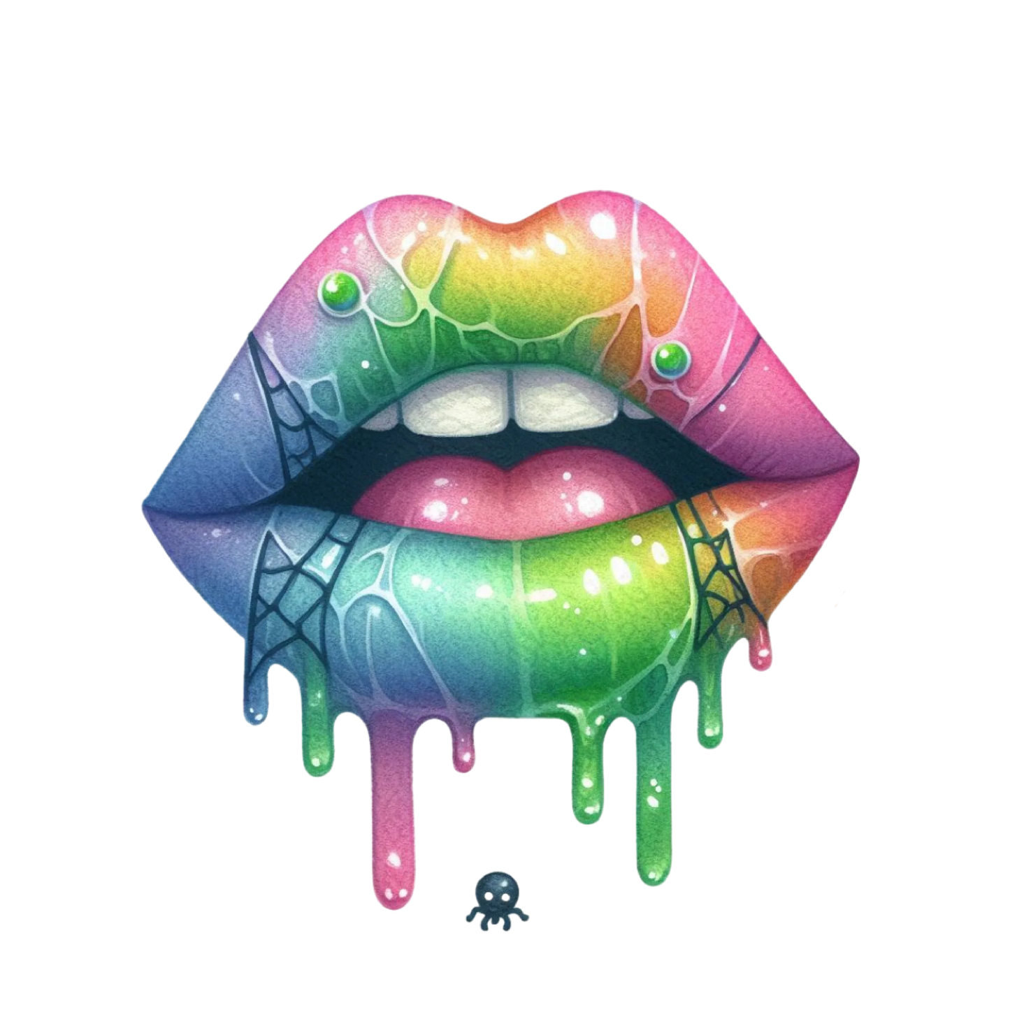 Halloween Sticker Lippen – Verführerisch gruselig Bild_9
