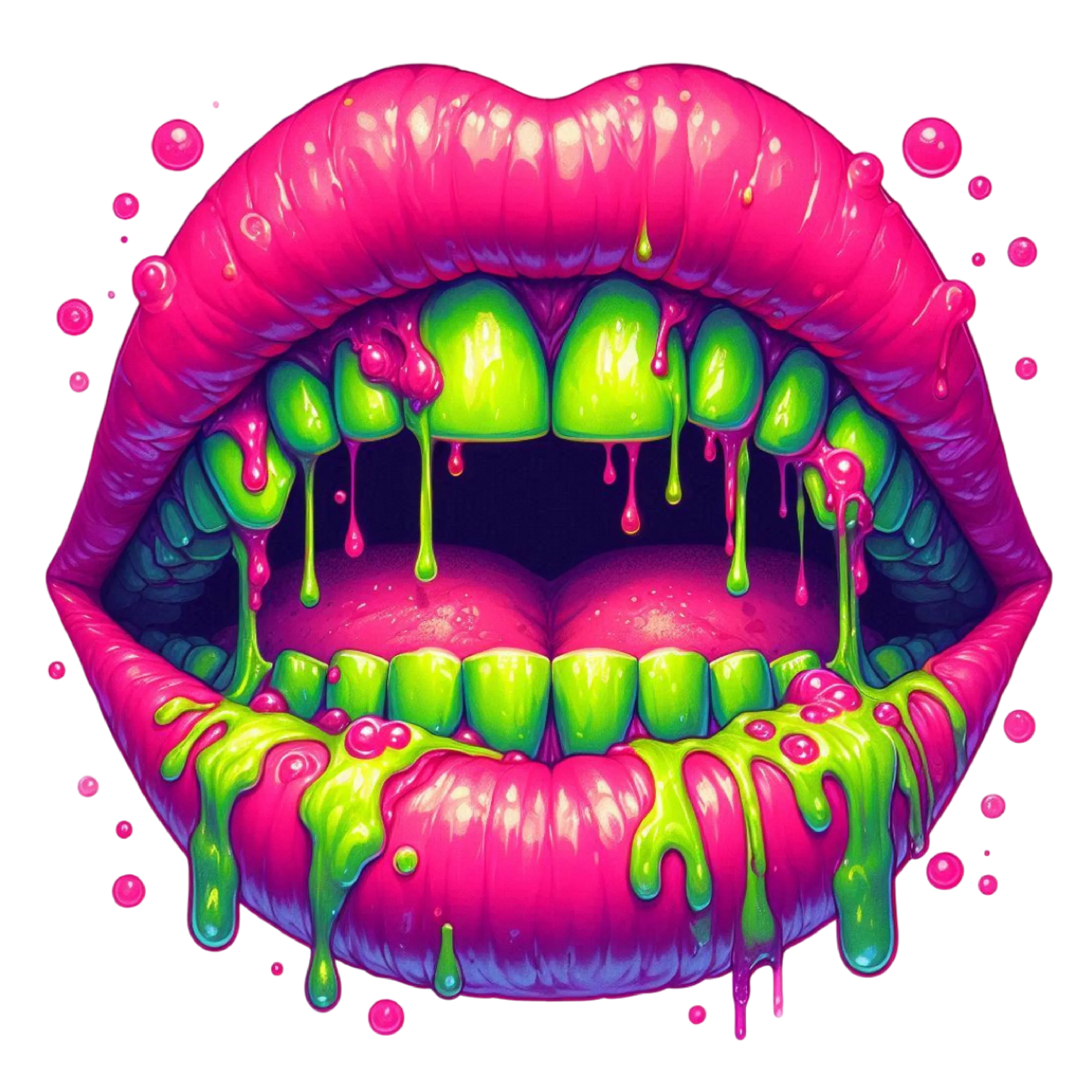 Halloween Sticker Lippen – Verführerisch gruselig Bild_11
