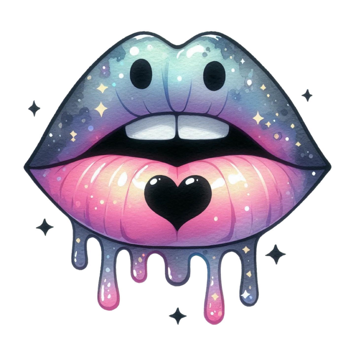 Halloween Sticker Lippen – Verführerisch gruselig Bild_12
