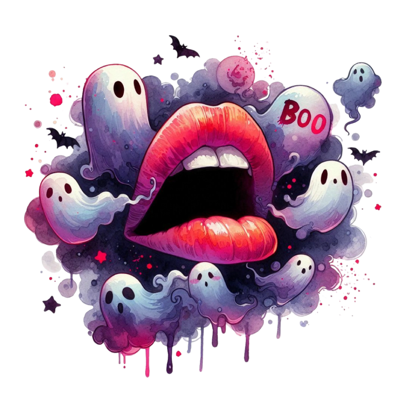 Halloween Sticker Lippen – Verführerisch gruselig Bild_13