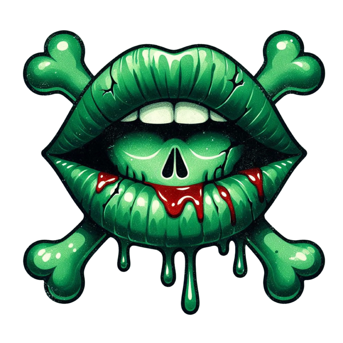 Halloween Sticker Lippen – Verführerisch gruselig Bild_16