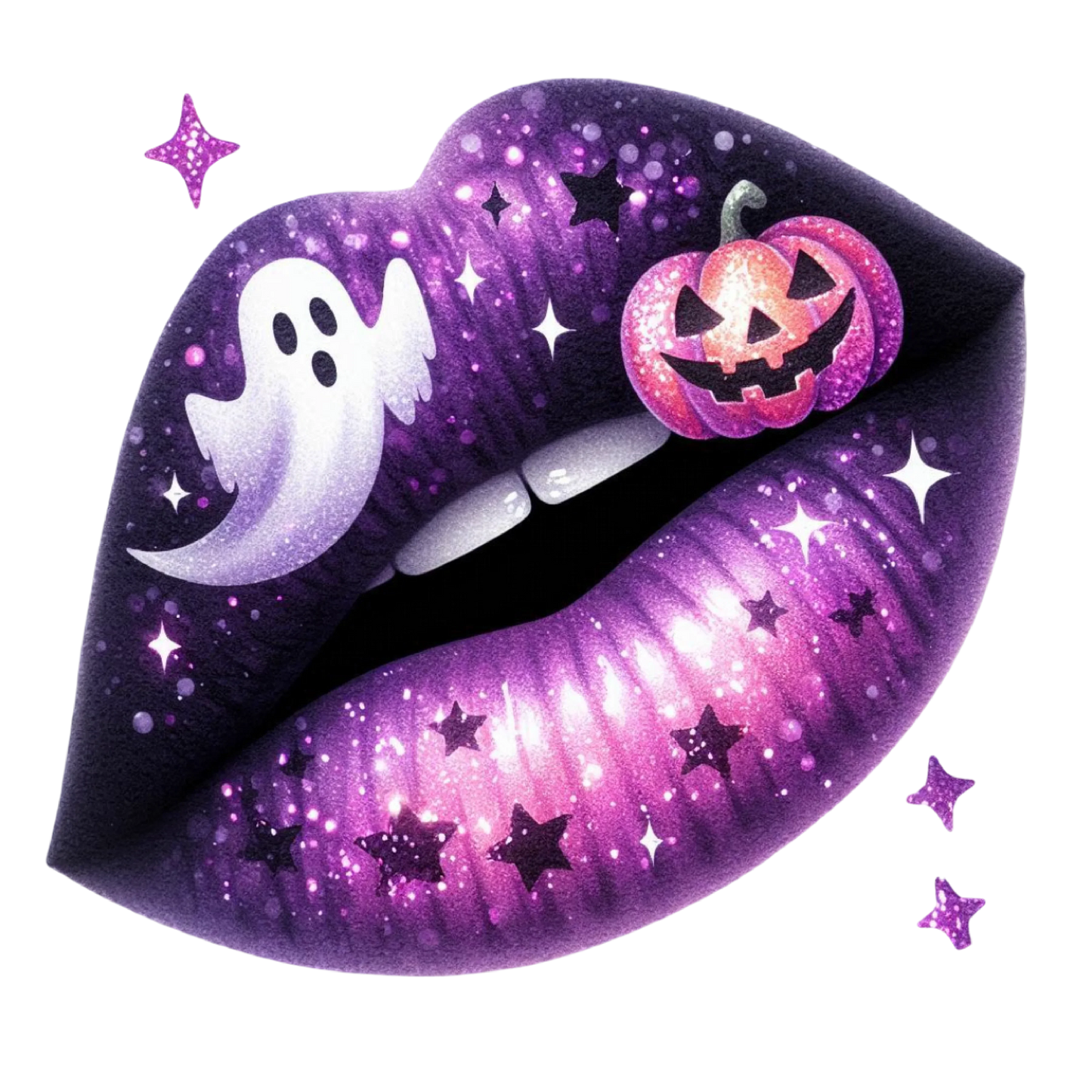 Halloween Sticker Lippen – Verführerisch gruselig Bild_1