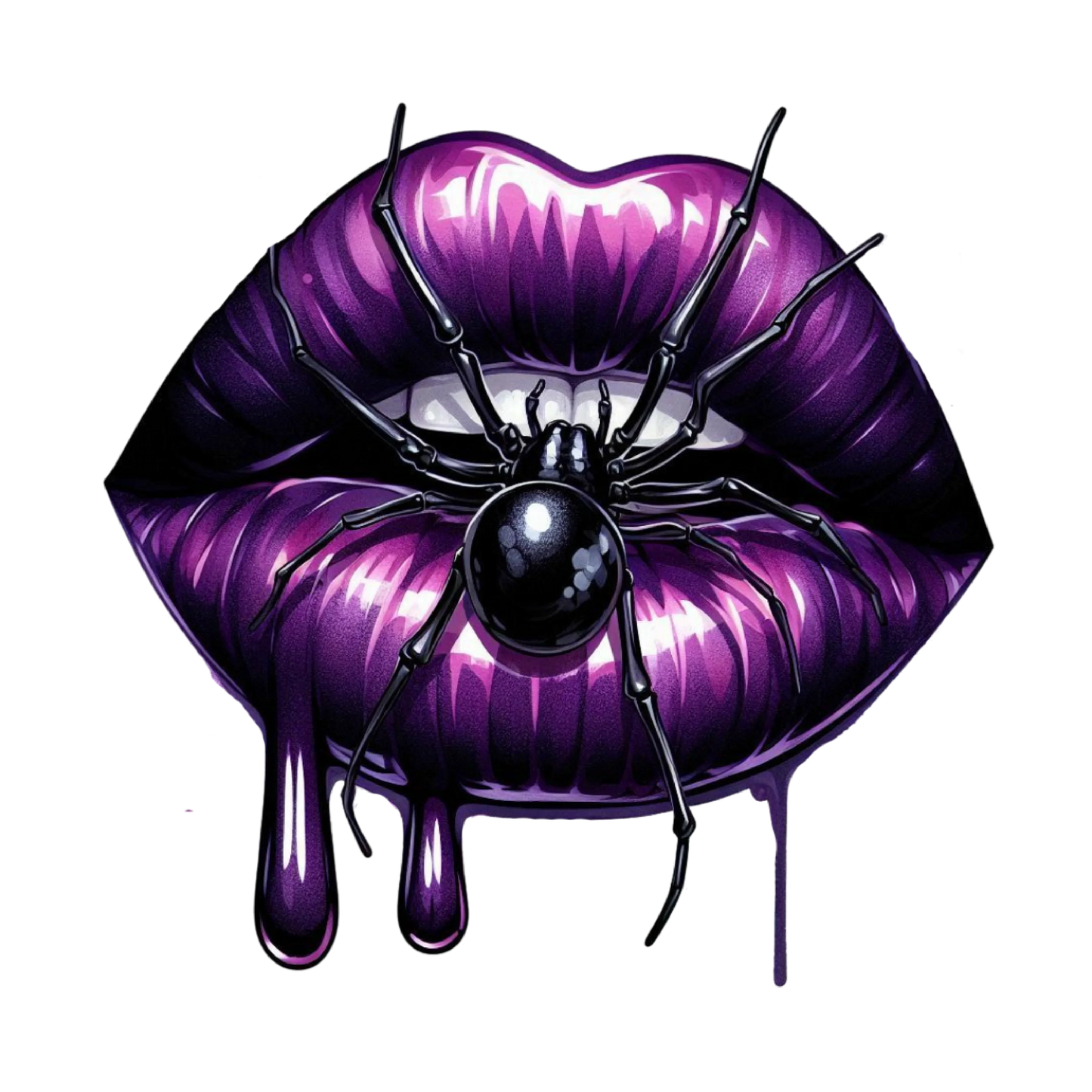 Halloween Sticker Lippen – Verführerisch gruselig Bild_18