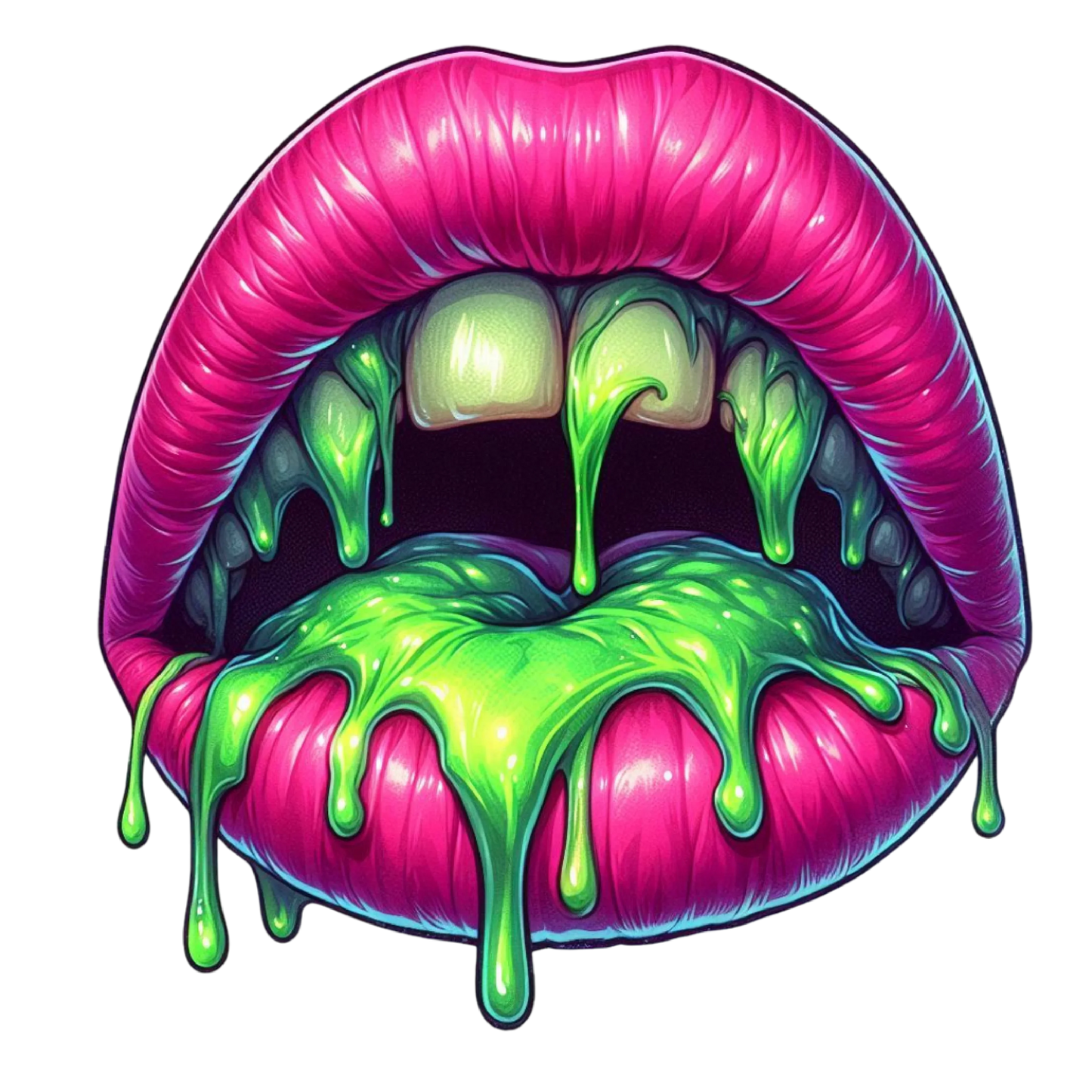 Halloween Sticker Lippen – Verführerisch gruselig Bild_19