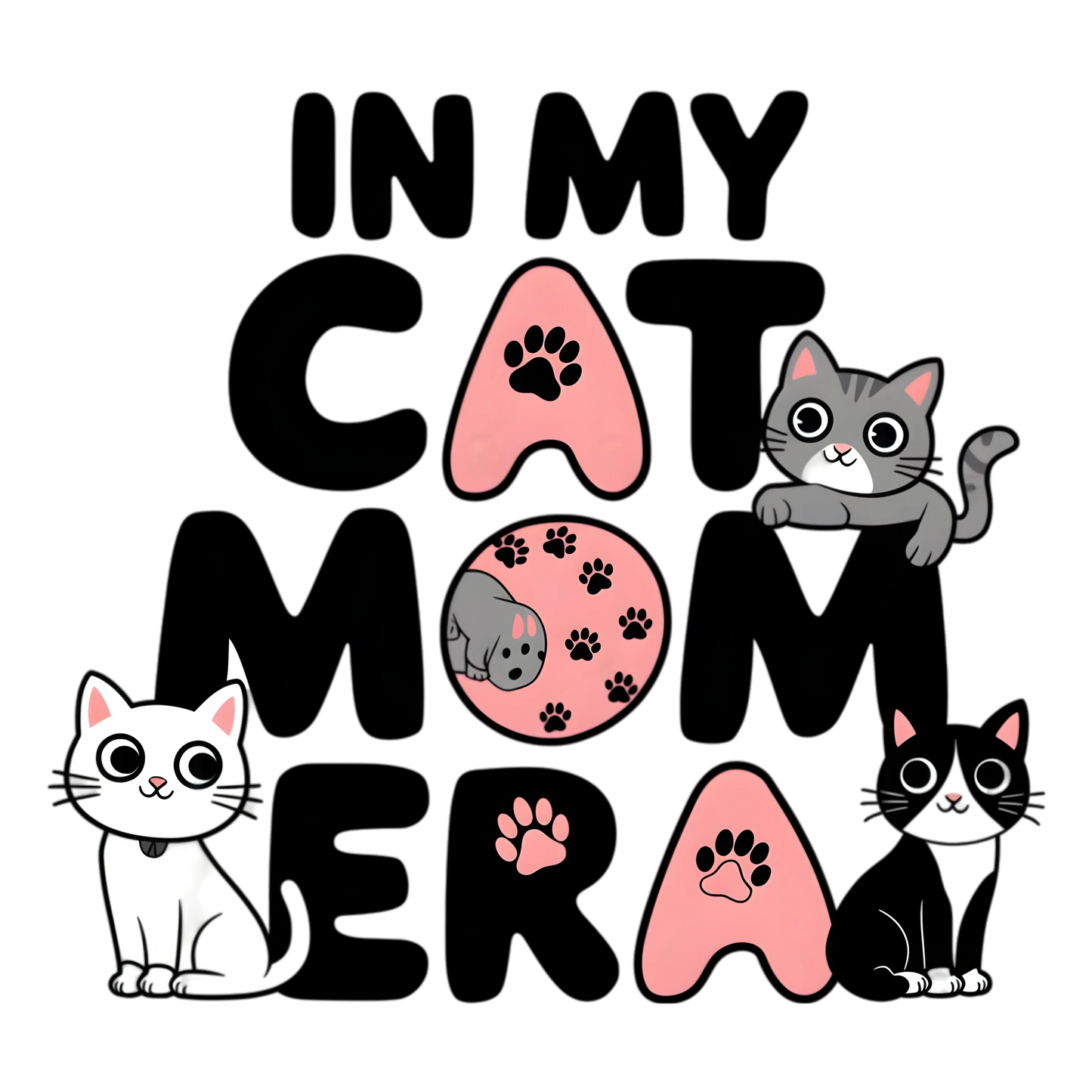 UV-Sticker Cat Mom – haftet rückstandsfrei Bild_8