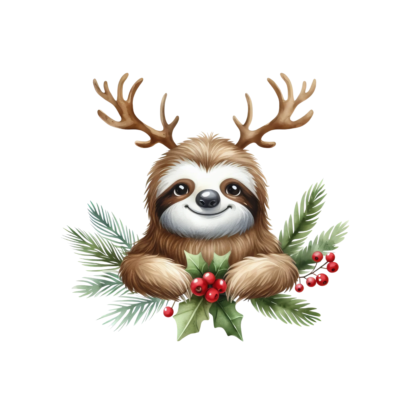 Bügelbilder Weihnachten mit Faultier Bild_6