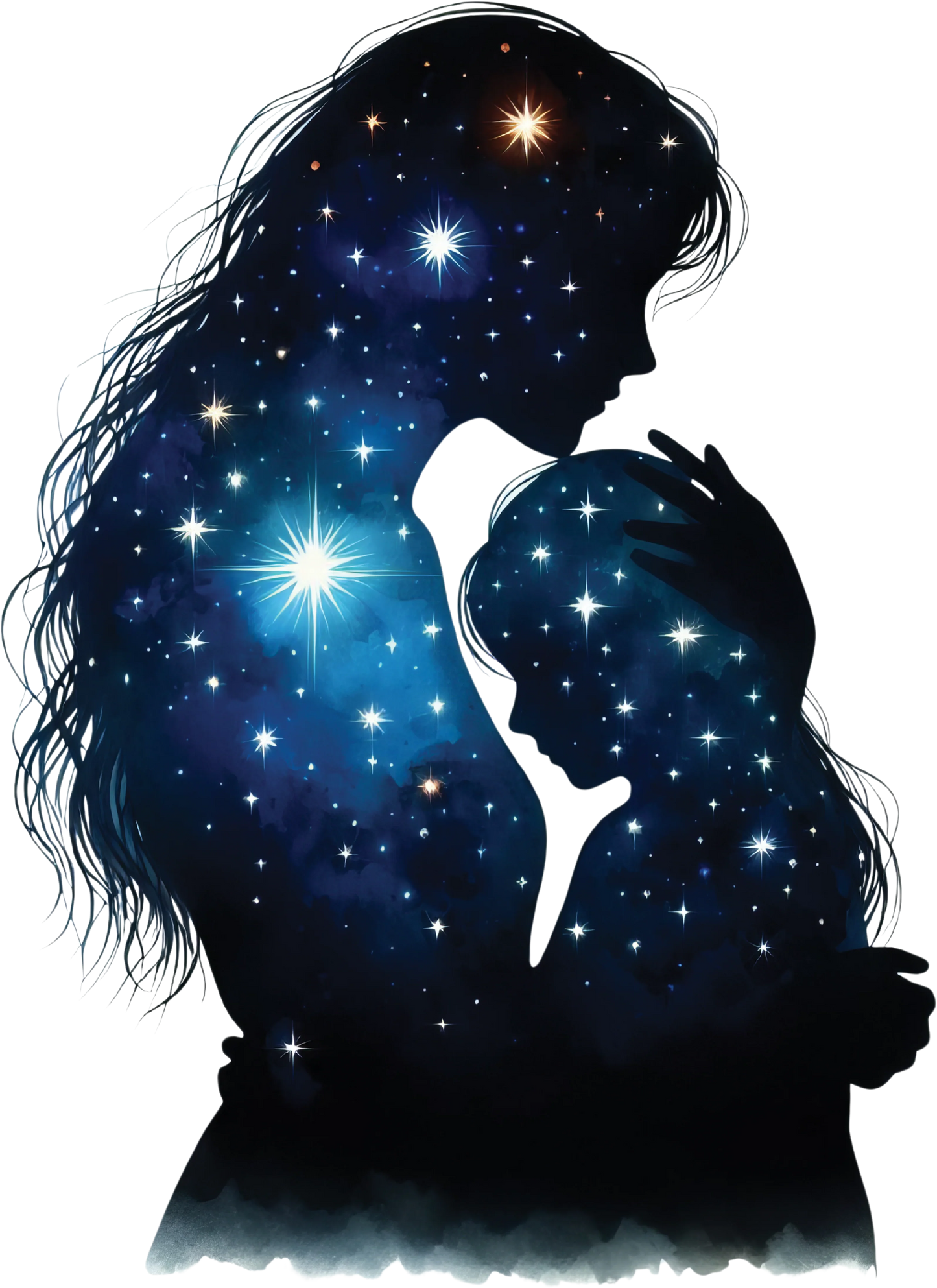 Bügelbild Galaxie Mutter Kind Bild_10