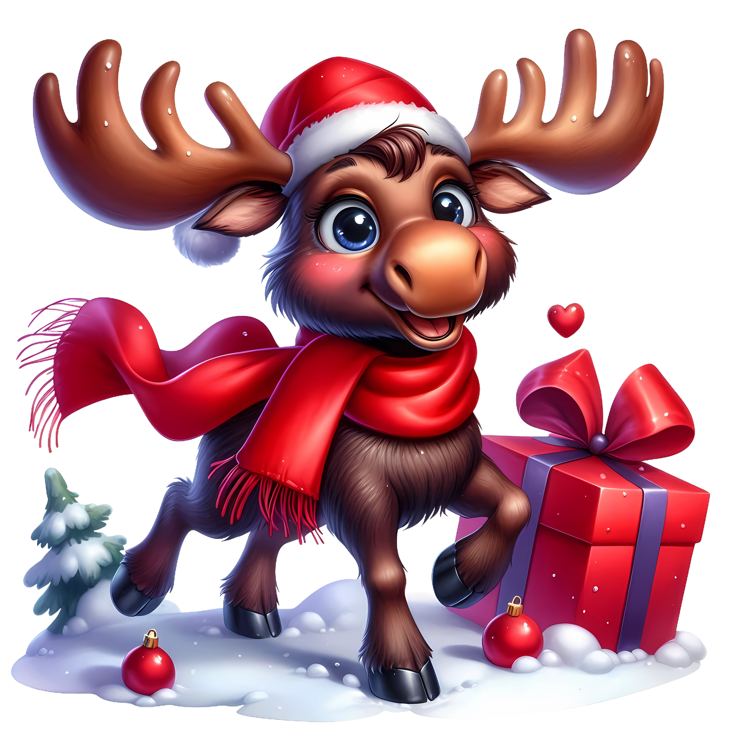Bügelbilder Weihnachten Tiere - Magic Miracle Design