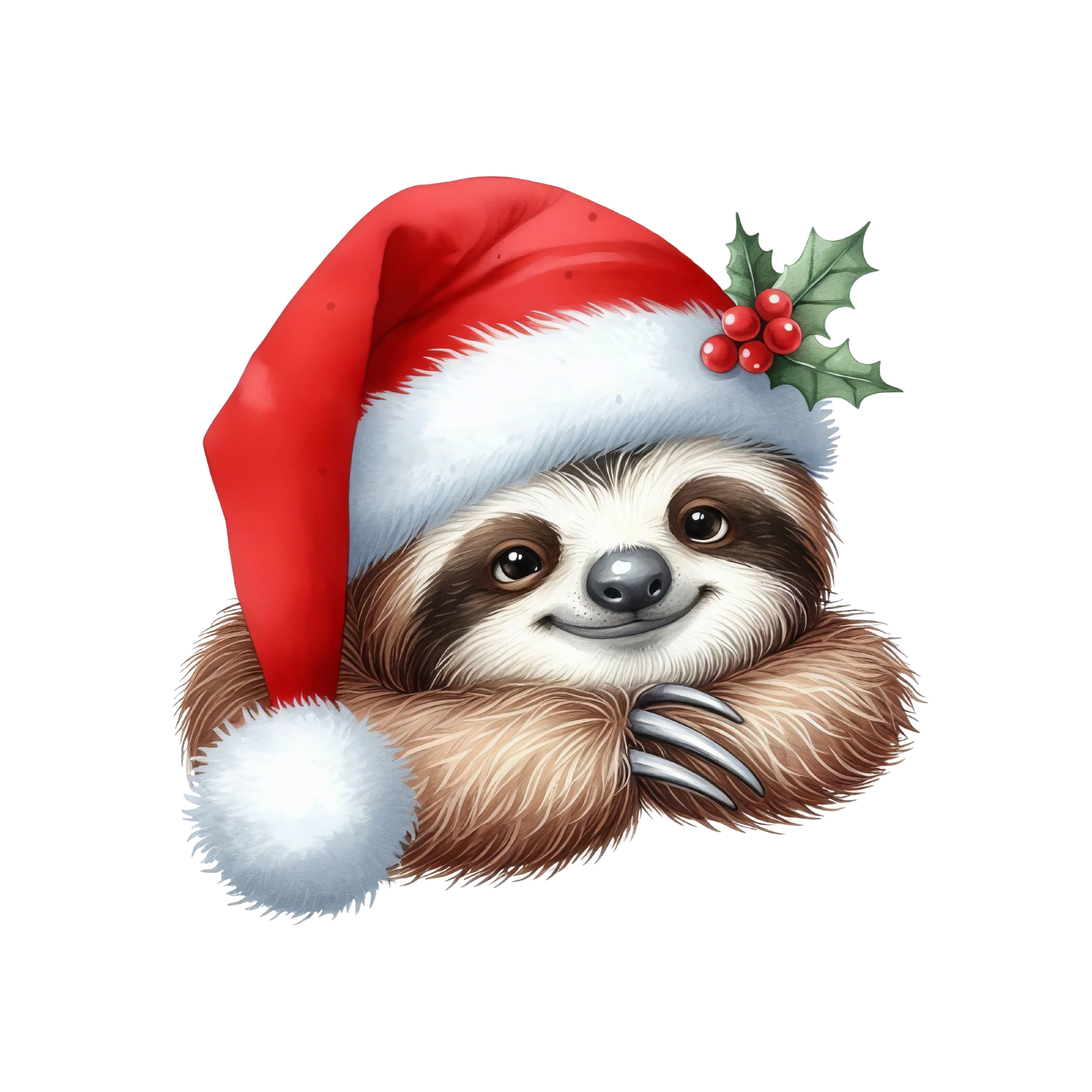 Bügelbilder Weihnachten mit Faultier Bild_16