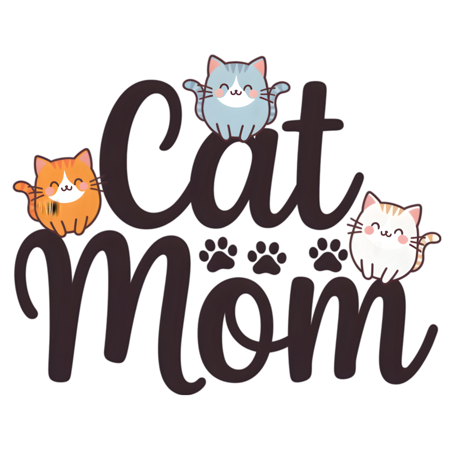 Sticker Cat Mom