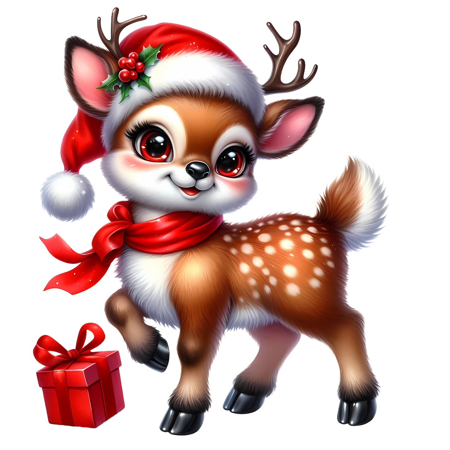 Bügelbilder Weihnachten Tiere - Magic Miracle Design