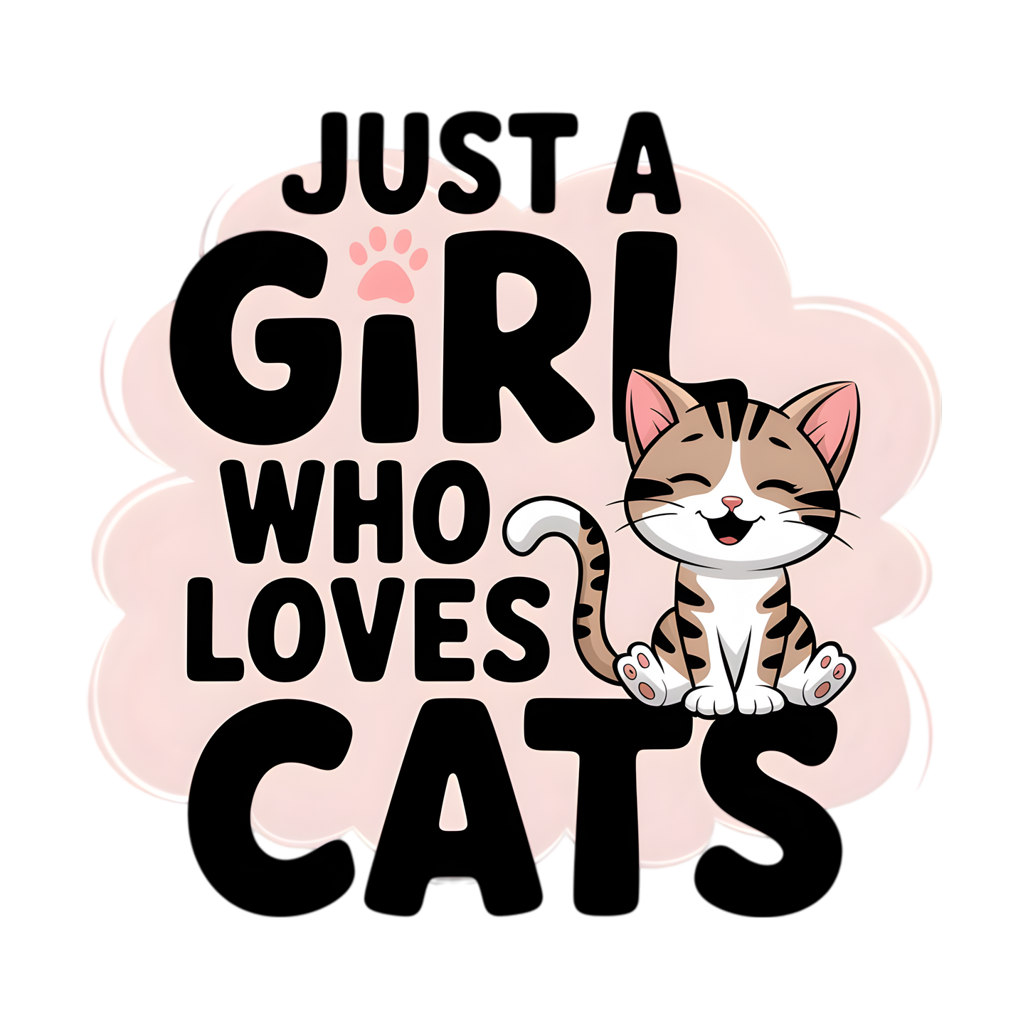 Sticker Cat Mom