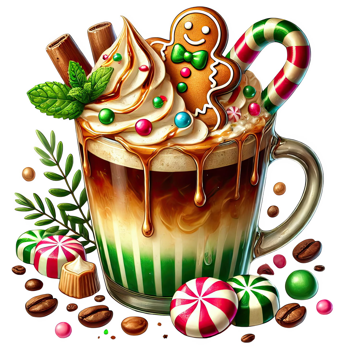 Bügelbilder Weihnachts - Getränke - Magic Miracle Design