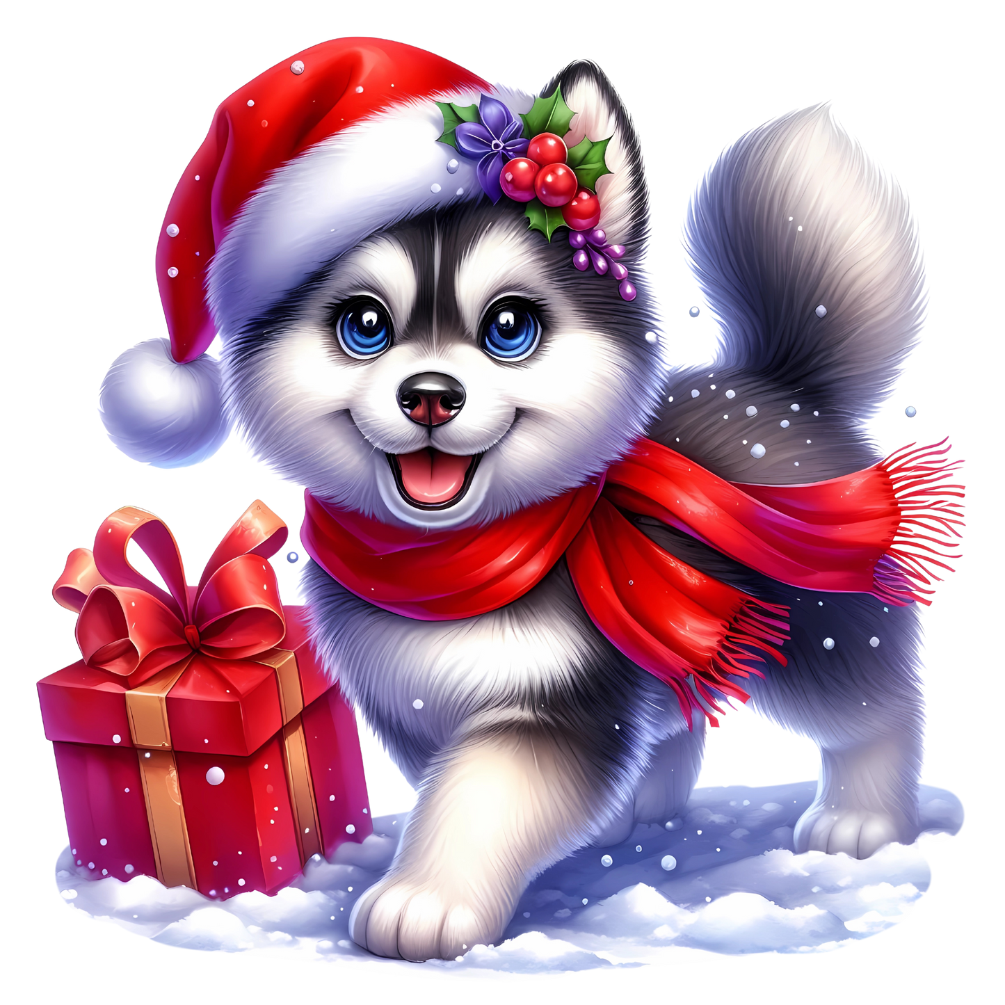 Bügelbilder Weihnachten Tiere - Magic Miracle Design