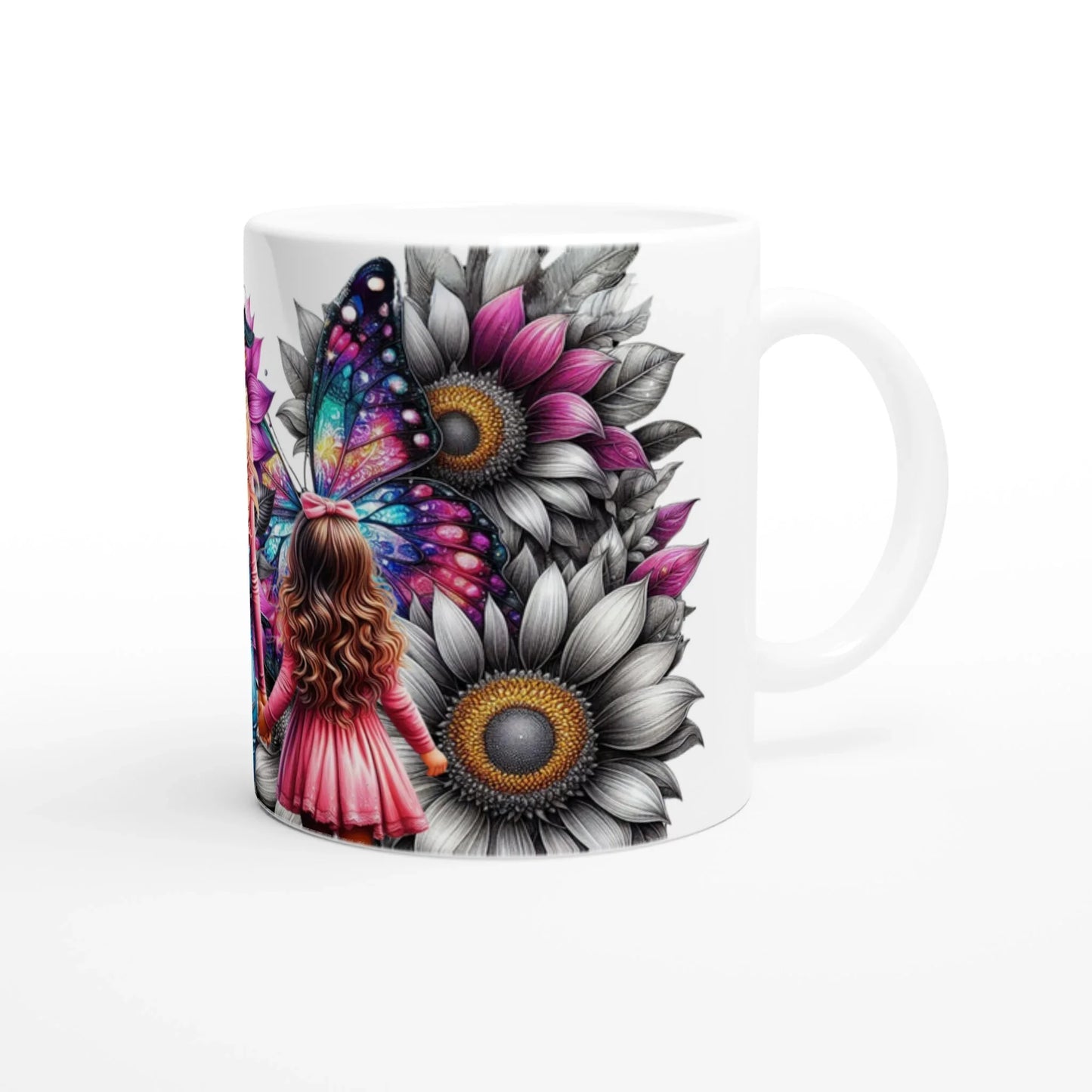 Keramiktasse Mutter und Tochter
