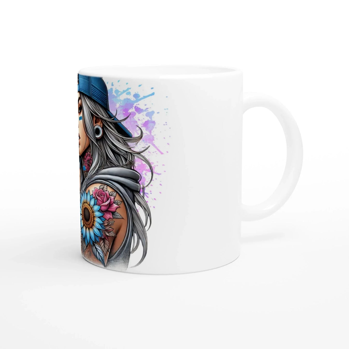Keramiktasse Blumenmädchen Attitude