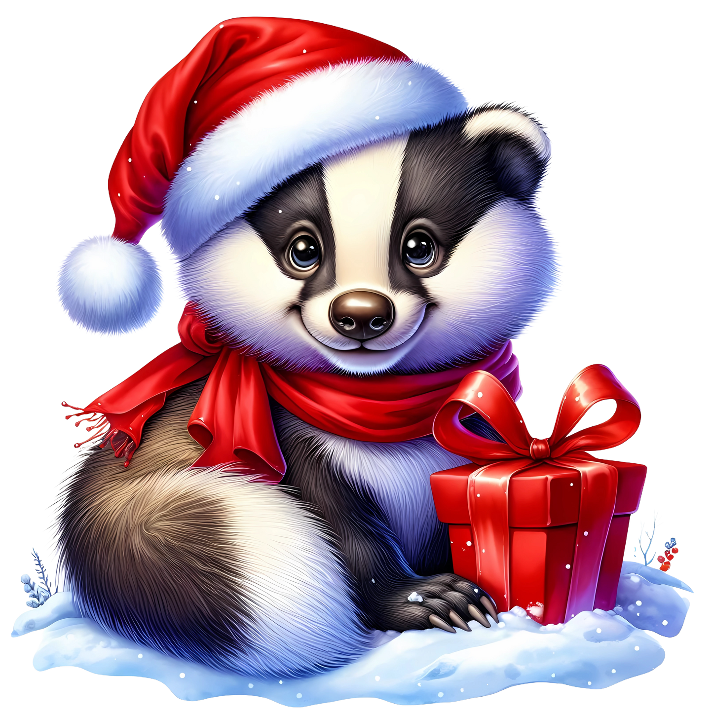 Bügelbilder Weihnachten Tiere - Magic Miracle Design