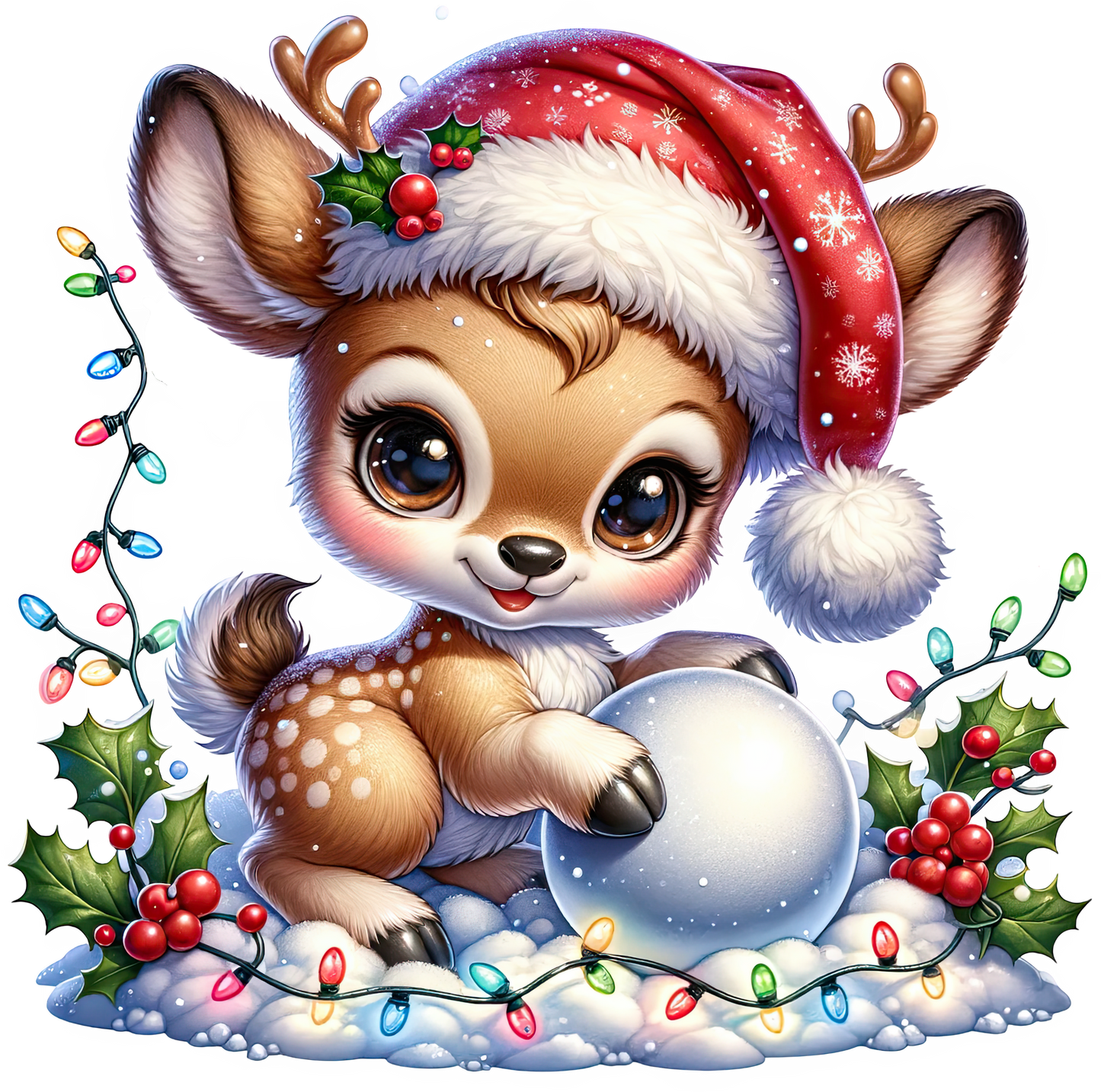Bügelbilder Weihnachten Rentier - Magic Miracle Design