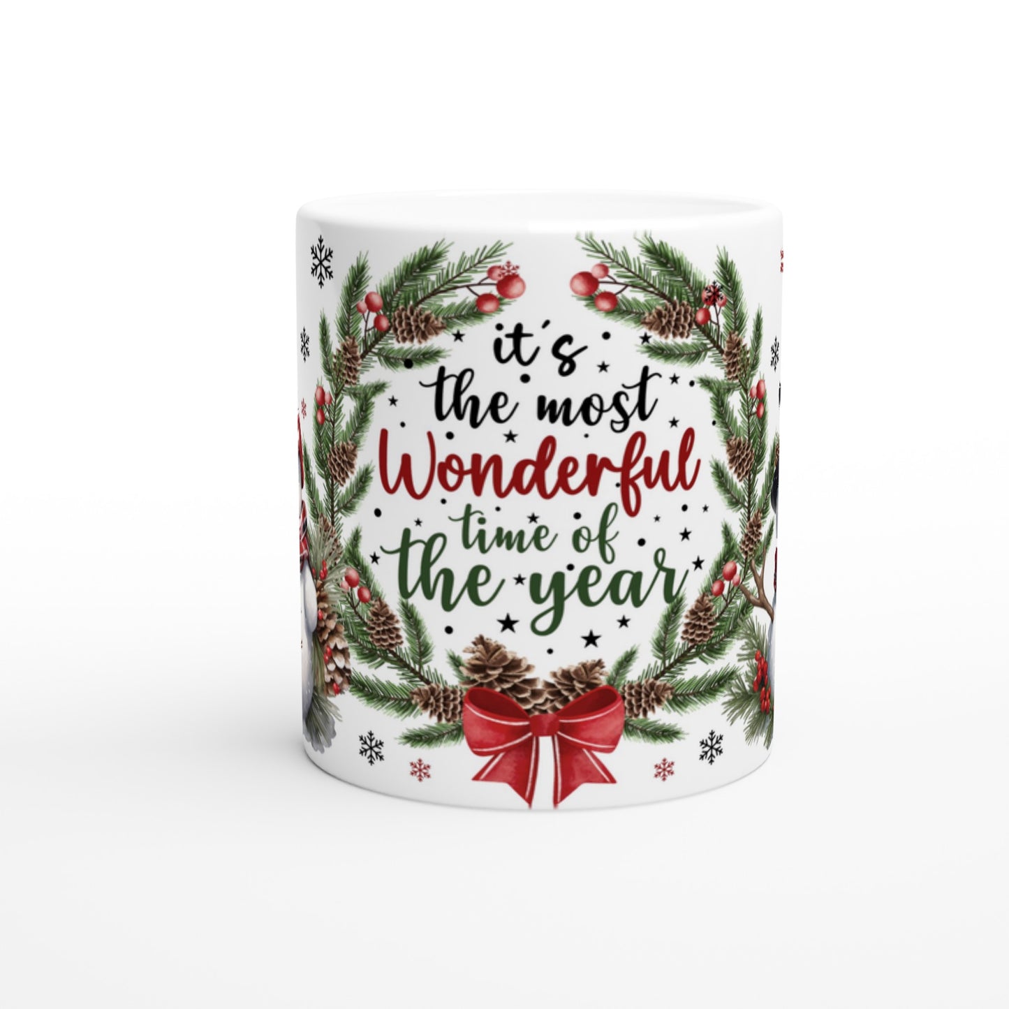 Wonderful Time Schneemann Tasse - Magic Miracle Design