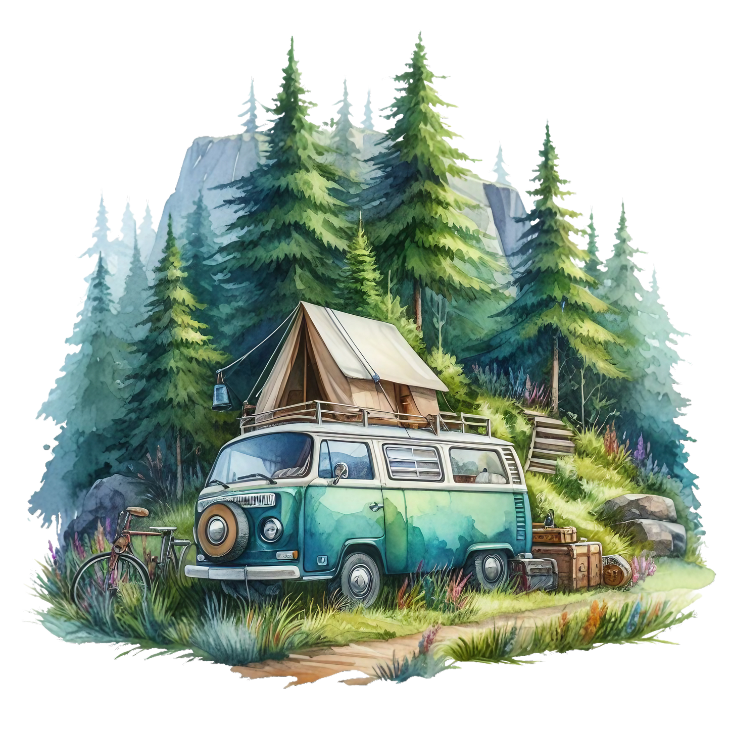 Sticker Camping
