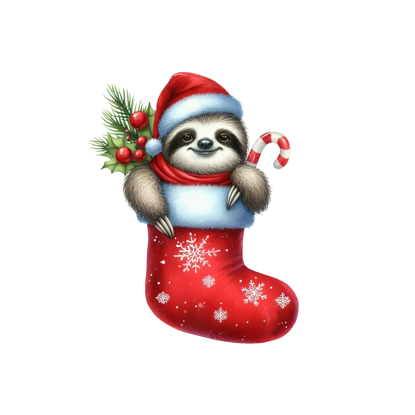 Bügelbilder Weihnachten mit Faultier Bild_4