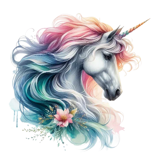 Bügelbild Premium Einhorn – robuste Premium-Folie Bild_2