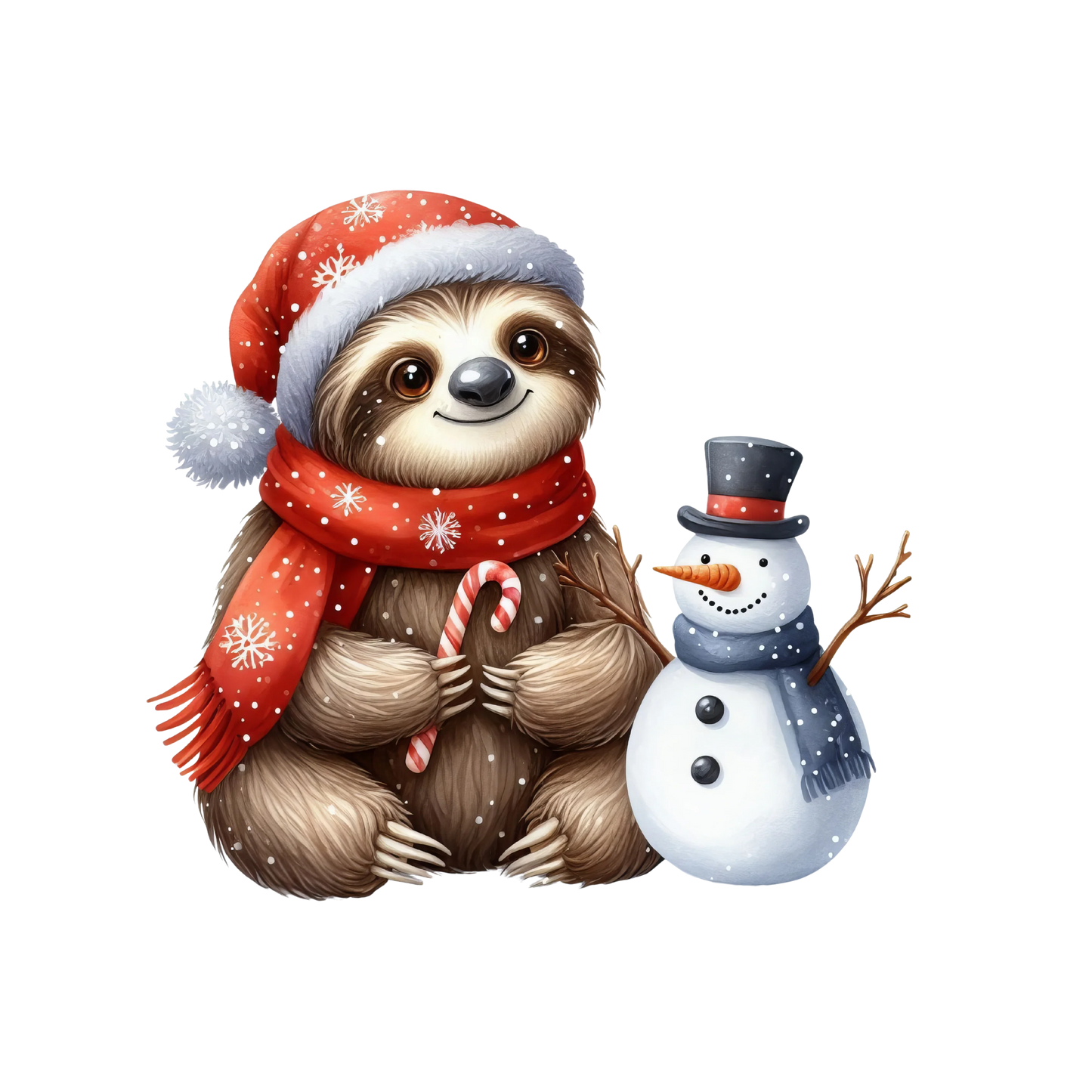 Bügelbilder Weihnachten mit Faultier Bild_8