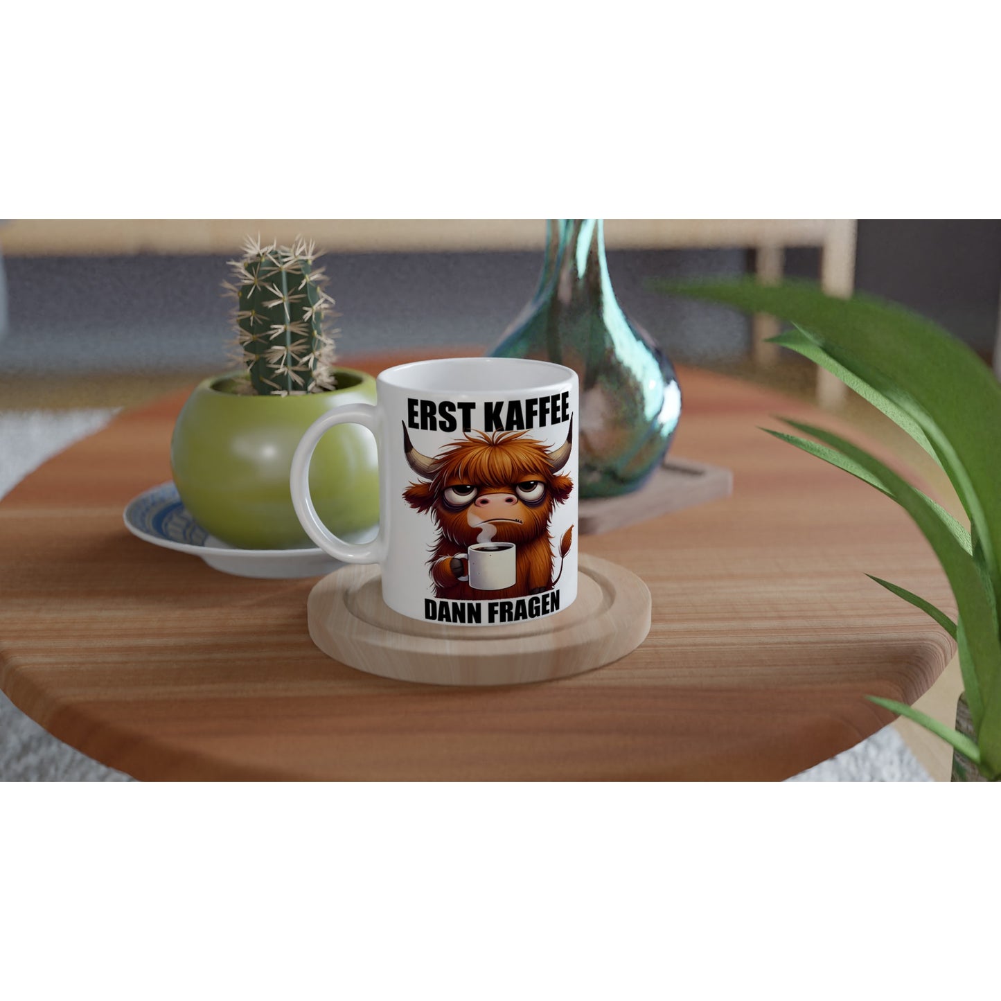 Keramiktasse Highlandkuh - Magic Miracle Design