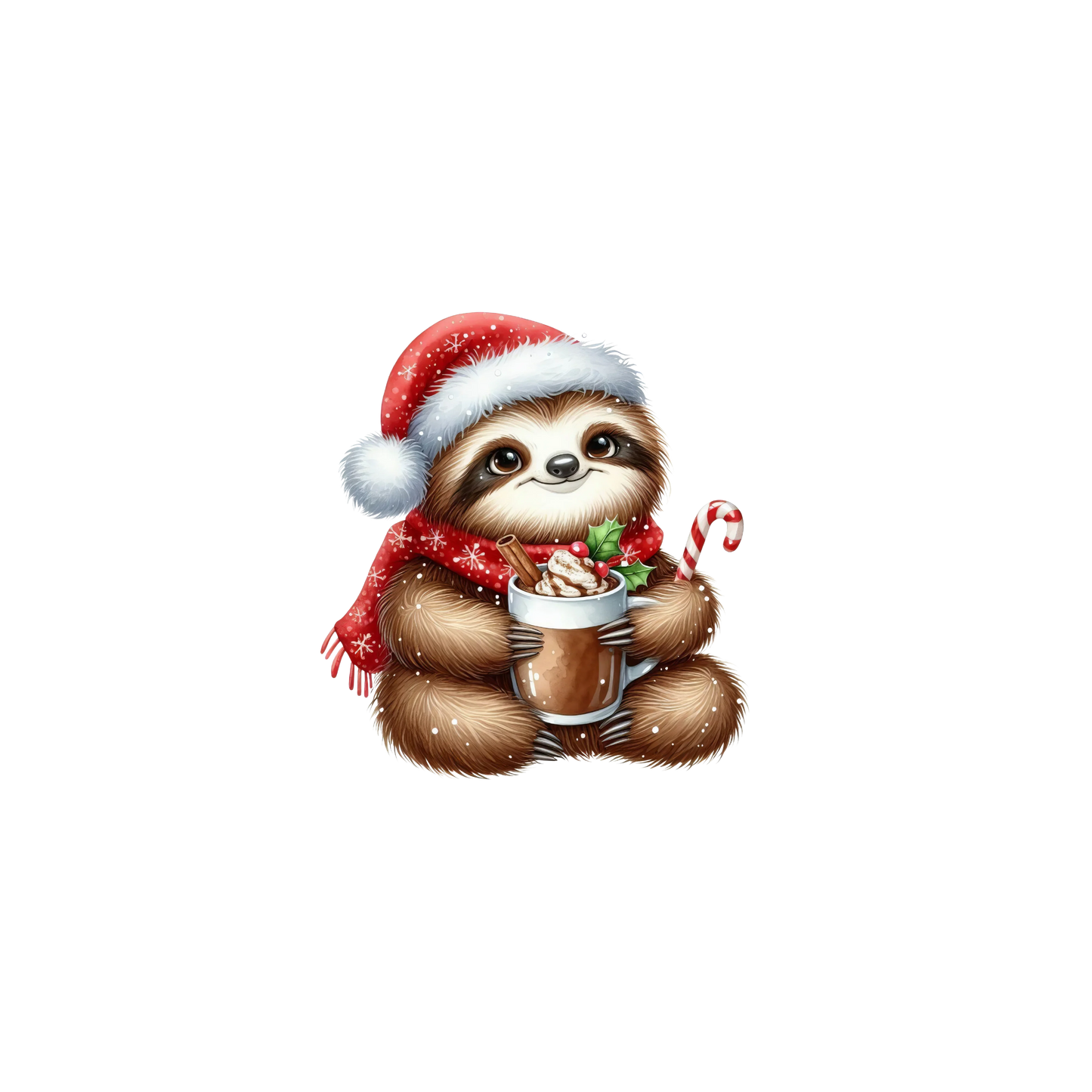 Bügelbilder Weihnachten mit Faultier Bild_3
