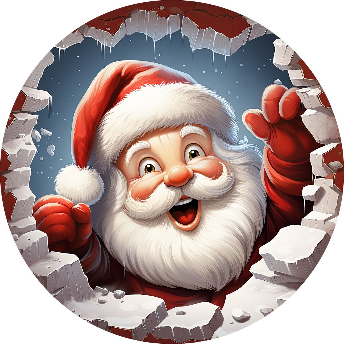 Bügelbilder Weihnachtsbilder Schnee Ornament - Magic Miracle Design
