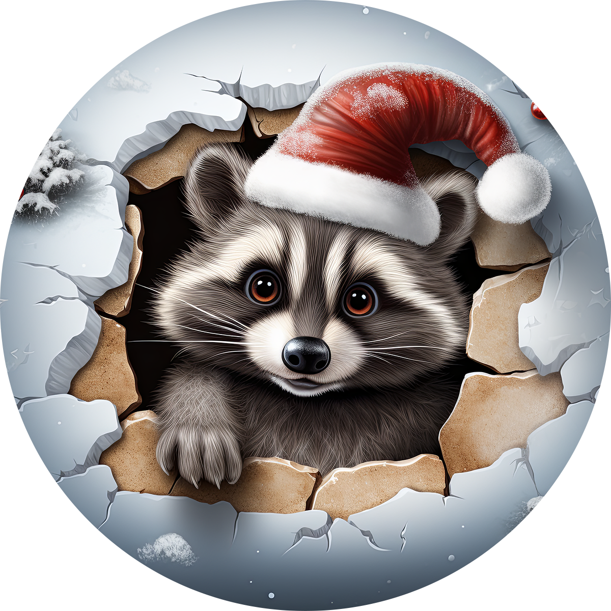 Bügelbilder Weihnachtsbilder Schnee Ornament - Magic Miracle Design