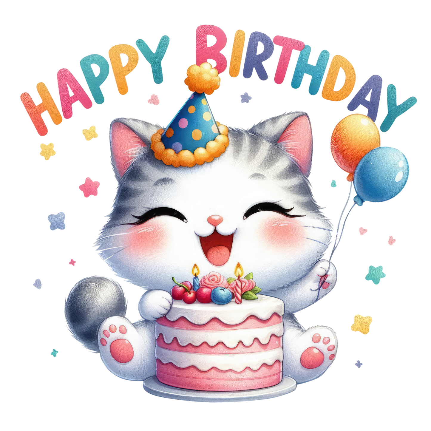 Bügelbilder Kinder Geburtstag Happy Birthday - Magic Miracle Design