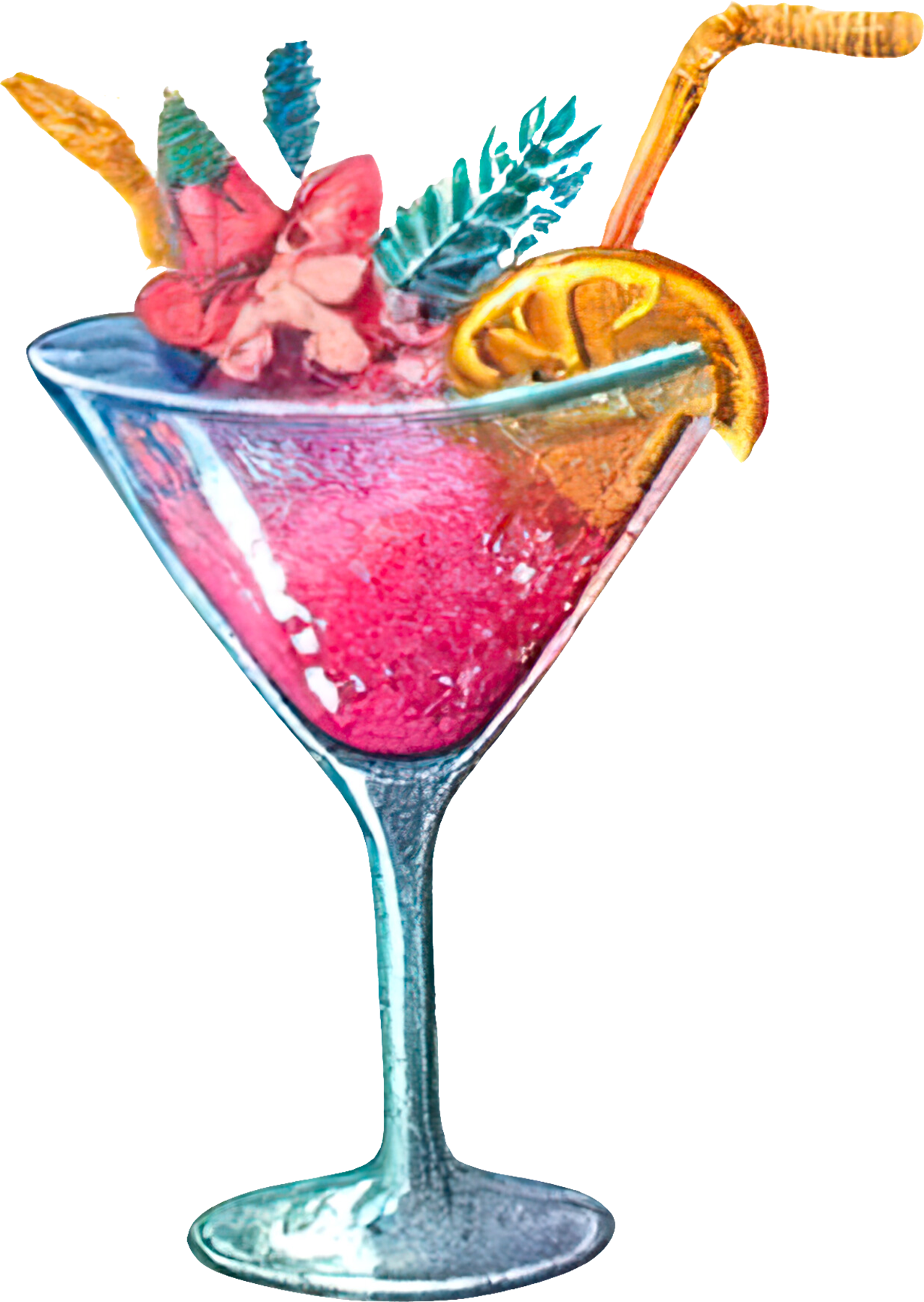 Sticker Sparkley Cocktail
