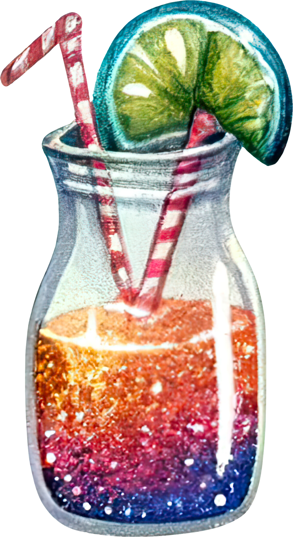 Sticker Sparkley Cocktail