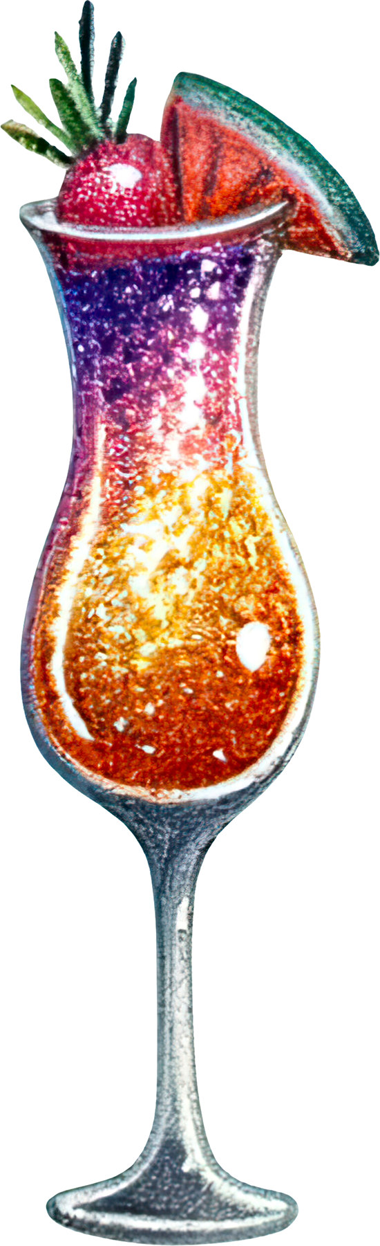 Sticker Sparkley Cocktail