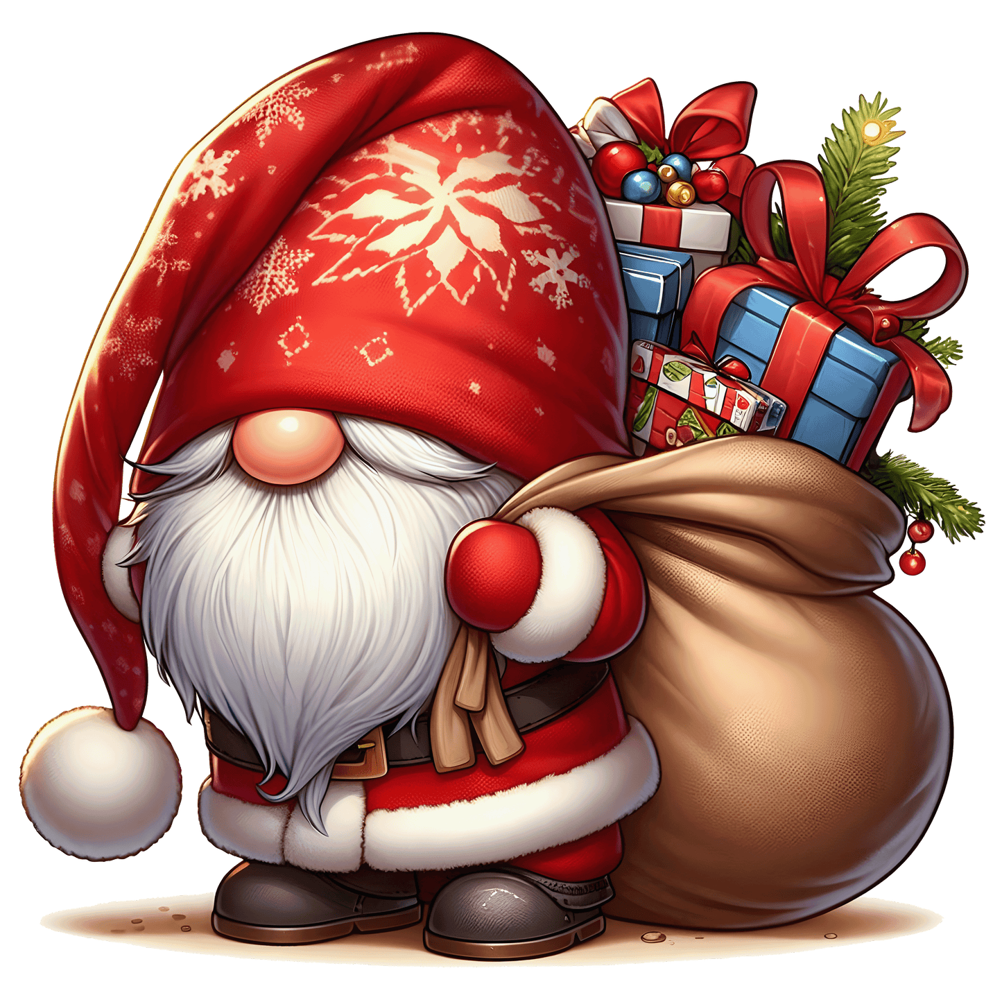 Bügelbilder Weihnachten Gnome_2 - Magic Miracle Design