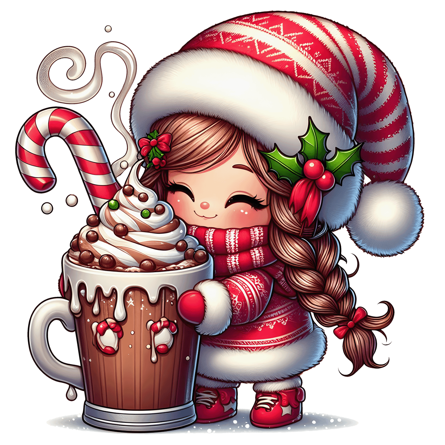 Bügelbilder Weihnachten Gnome_2 - Magic Miracle Design